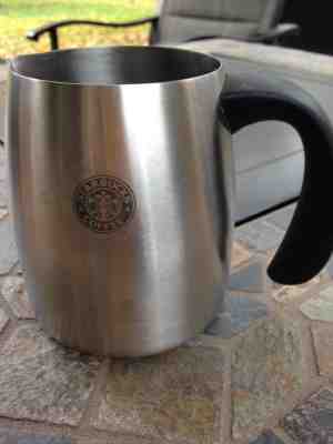 Starbucks 2006 Stainless Steel Frothing Pitcher with Handle 16 Oz. - Sold on eBay Nov, 18th 2018 for $5.99