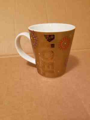 STARBUCKS 2006 "NOEL" Holiday Metallic Gold Christmas Coffee Cup Mug 14 oz. - Sold on eBay Nov, 18th 2018 for $12.00