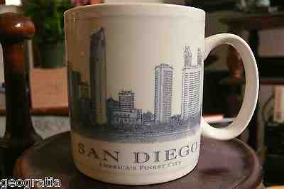 STARBUCKS City of San Diego Americas Finest City 18 fl oz 2007 Coffee Mug - Sold on eBay Nov, 22nd 2018 for $17.00