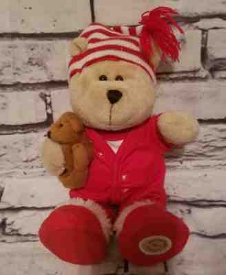STARBUCKS BEARISTA TEDDY BEAR 2007 68th EDITION CHRISTMAS RED PJS PLUSH 11" - Sold on eBay Nov, 20th 2018 for $4.10