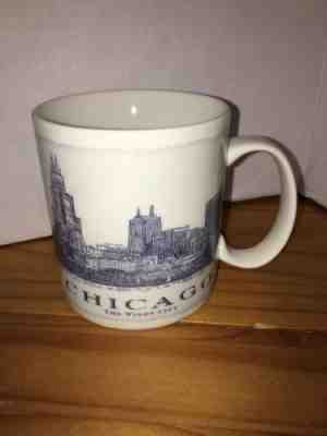 Starbucks Chicago The Windy City 2007 Architecture Series Coffee Mug 18 oz. - Sold on eBay Nov, 20th 2018 for $8.00