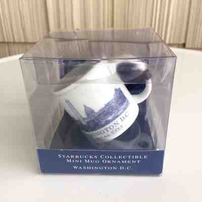 Starbucks Collectable Mini Mug Ornament 2007 Washington DC Architectural Series - Sold on eBay Nov, 19th 2018 for $44.99
