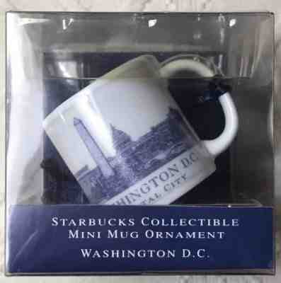 Starbucks Collectable Mini Mug Ornament 2007 Washington DC Architectural Series - Sold on eBay Nov, 19th 2018 for $47.99