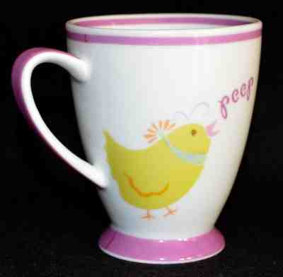 2007 Starbucks Spring Chick Peep Peep 7oz. Ceramic Footed Coffee Cup - Sold on eBay Nov, 19th 2018 for $9.99