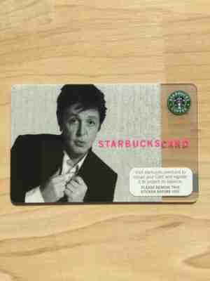 Starbucks Card 2007 Paul McCartney USA Gift Card RARE - Sold on eBay Nov, 19th 2018 for $3.00