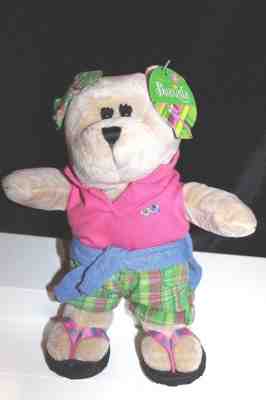 2007 Starbucks Bearista Bear Girl Bear in Shorts - Sold on eBay Nov, 19th 2018 for $6.99