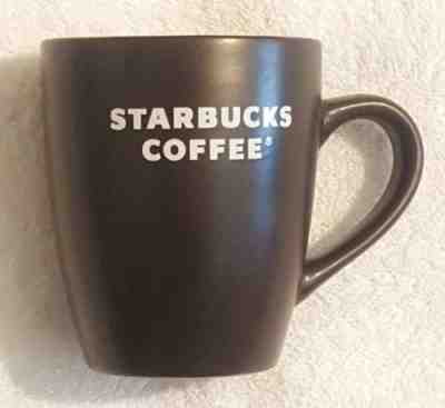 Starbucks 2008 dark brown coffee mug cup 12 oz matte  - Sold on eBay Nov, 23rd 2018 for $3.99