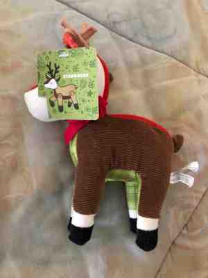 Starbucks Holiday Patchwork Plush Deer 2008 Christmas with tags - Sold on eBay Nov, 22nd 2018 for $9.99
