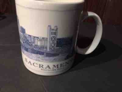 STARBUCKS Sacramento Architectural  Series 2008 Coffee Mug 18oz - Sold on eBay Nov, 22nd 2018 for $12.00