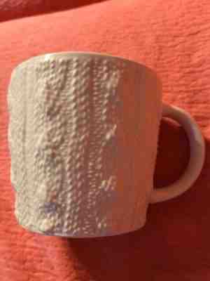 Starbucks 2008 Holiday Mug Ceramic White Textured Cable Knit Holiday Sweater - Sold on eBay Nov, 22nd 2018 for $12.99