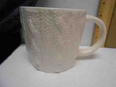 Starbucks Cable Knit Sweater Coffee Mug Cup Ivory White Textured 2008 Nice - Sold on eBay Nov, 20th 2018 for $24.95
