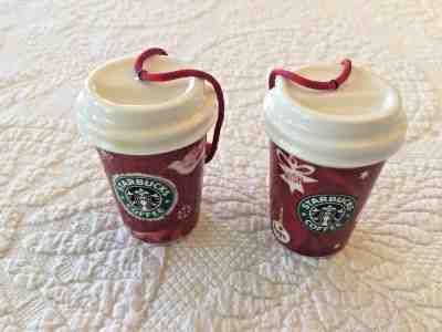 Starbucks Coffee 2008 And 2009 Ornaments - Sold on eBay Nov, 20th 2018 for $8.00