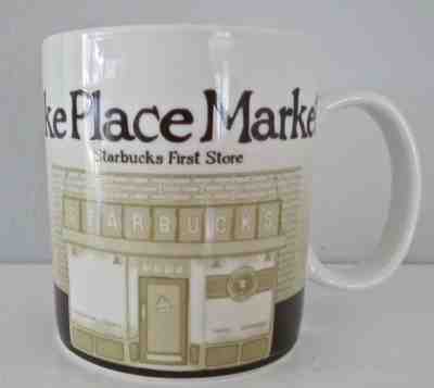2008 Starbucks Pikes Place Market 16 Oz Coffee Tea Collector Series Cup Mug  - Sold on eBay Nov, 19th 2018 for $29.00