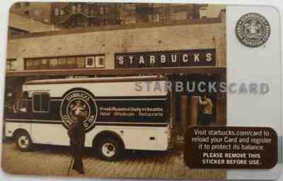 Starbucks Card, Original Pike St Store issued 2009 Series 6045              (UU) - Sold on eBay Nov, 22nd 2018 for $3.99