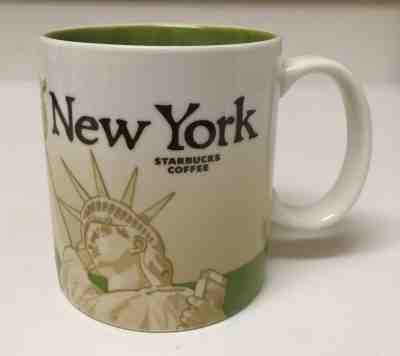 Starbucks 2009 Collector Series NEW YORK Coffee/Tea Mug Cup Statue of Liberty  - Sold on eBay Nov, 22nd 2018 for $26.99