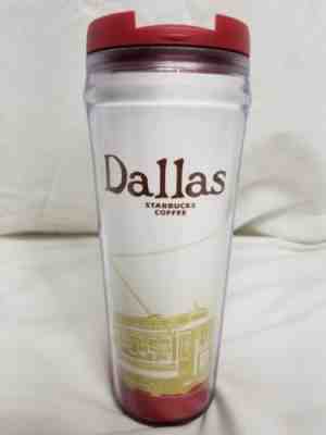 Starbucks Global Series Dallas Plastic Travel Tumbler 12 oz Discontinued - Sold on eBay Nov, 21st 2018 for $25.00