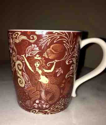 Starbucks Anniversary Coffee Siren Copper & Brown 2009 New Bone China Mug - Sold on eBay Nov, 20th 2018 for $12.00