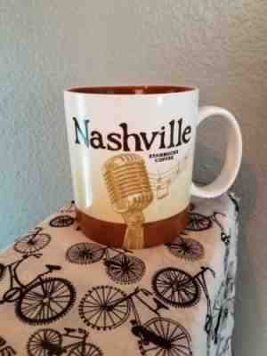 Starbucks Nashville 2009 Global Icon City Collector Series Coffee Mug 16 oz - Sold on eBay Nov, 20th 2018 for $23.50