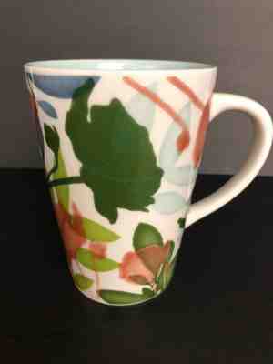 STARBUCKS Coffee Chocolate Mug Cup with Flowers Floral New Bone China 16 oz 2009 - Sold on eBay Nov, 19th 2018 for $24.95