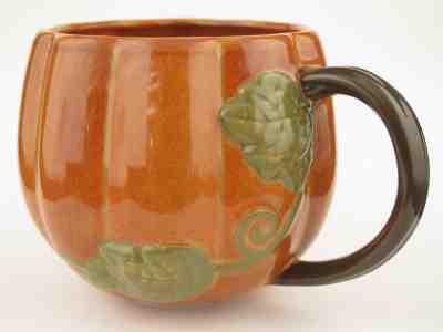 Starbucks Coffee Mug Hand Painted 2009 Pumpkin Halloween Autumn  - Sold on eBay Nov, 18th 2018 for $18.00