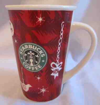 STARBUCKS COFFEE 2010 HOLIDAY MUG Cup Hope Wish Peace Mermaid Christmas - Sold on eBay Nov, 23rd 2018 for $7.00
