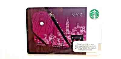 2010 Starbuck NYC New York City Brooklyn Bridge Card New Never Swiped Pin Intact - Sold on eBay Nov, 22nd 2018 for $4.25