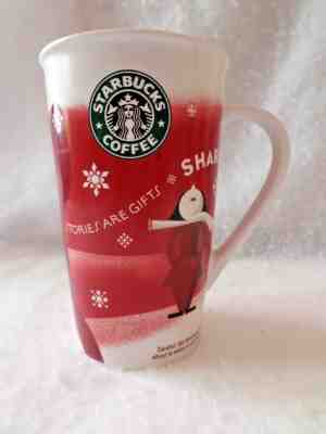 Starbucks 2010 Christmas Holiday Stories are Gifts Share Tall Mug 16oz  - Sold on eBay Nov, 22nd 2018 for $7.66
