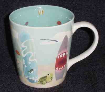 2010 STARBUCKS Hawaii Mug with Surfboards Turtle Shark NICE! - Sold on eBay Nov, 21st 2018 for $12.99