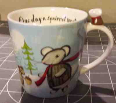 STARBUCKS Winter Cup Mug Huxley Squirrel Mouse Tree Acorn Friend 2010 EUC - Sold on eBay Nov, 21st 2018 for $12.99