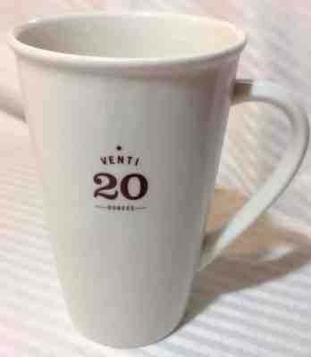 Starbucks Venti 20 Oz Coffee Cup Ceramic Mug, Brown Imprint. 2010 - Sold on eBay Nov, 21st 2018 for $10.80