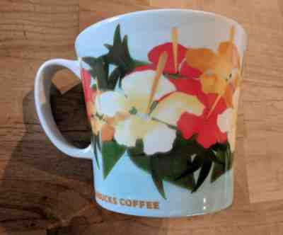 Starbucks Hawaii Mug 2010 Hibiscus Flower Bone China Coffee - Sold on eBay Nov, 21st 2018 for $40.00