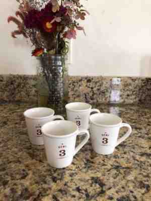 Set of 4 Starbucks Demi 3oz Demitasse Espresso Cups 2010 - Sold on eBay Nov, 20th 2018 for $33.00