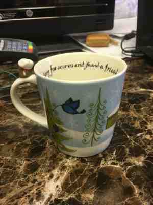 2010 Starbucks - Mouse and Squirrel Mug (One Day) Winter Mug - Sold on eBay Nov, 20th 2018 for $6.00