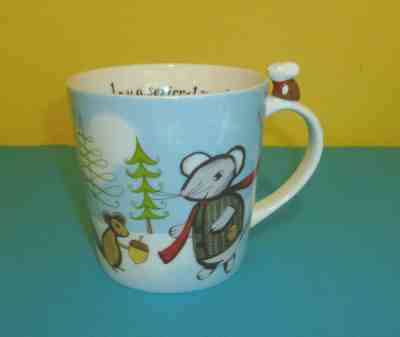 Starbucks Coffee Mug Huxley Christmas 2010 Squirrel Friends  - Sold on eBay Nov, 20th 2018 for $15.00