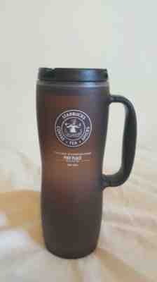 Starbucks Coffee Company Brown Tumbler 2010 Pikes Place 1st Local Original Logo  - Sold on eBay Nov, 19th 2018 for $15.00