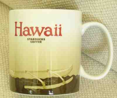 STARBUCKS 2011 COLLECTOR SERIES - 'HAWAII' (16-OZ) MUG - Sold on eBay Nov, 21st 2018 for $11.95