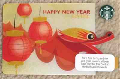 Starbucks 2011 CNY Year Of The Dragon Card - Sold on eBay Nov, 19th 2018 for $3.99