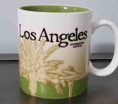 Starbucks Los Angeles CA Collectors Series City Coffee Mug Cup 16 oz 2011  - Sold on eBay Nov, 18th 2018 for $17.99