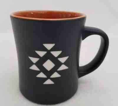 Starbucks 2012 Large Mug 16 oz Coffee Cup Matte Black w/ White Tribal Pattern - Sold on eBay Nov, 22nd 2018 for $22.00