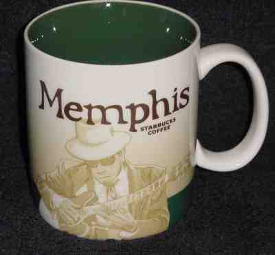 STARBUCKS MEMPHIS Tennessee City Mug 2012 Global Icon 16oz - Sold on eBay Nov, 21st 2018 for $10.00