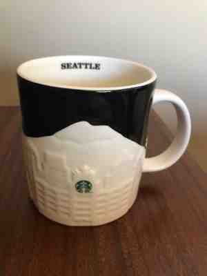 NEW 2012 STARBUCKS COLLECTOR SERIES MUG SEATTLE SKYLINE CITY RELIEF & 2 Giftcard - Sold on eBay Nov, 20th 2018 for $25.00