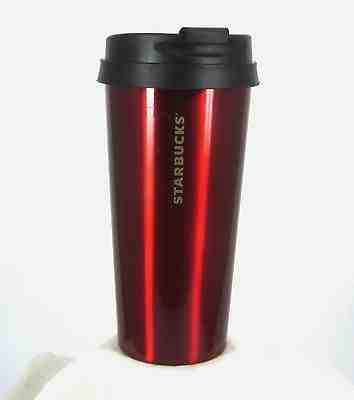 STARBUCKS COFFEE COMPANY NWT 2012 16 oz Red Stainless Steel Travel Tumbler Logo - Sold on eBay Nov, 20th 2018 for $32.96