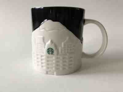 STARBUCKS 2012 16 oz Relief Coffee Mug Tea Cup SEATTLE SKYLINE - Sold on eBay Nov, 19th 2018 for $5.10