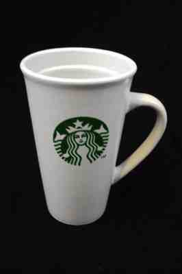 Starbucks Classic Tall White Coffee Mug Cup Grande Green Mermaid Logo 2012 16 oz - Sold on eBay Nov, 19th 2018 for $9.99