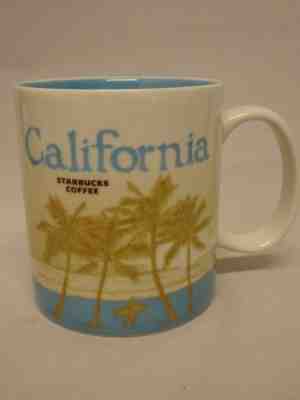 Starbucks Coffee Cup Mug CALIFORNIA Palm Tree 2012 Icon Collector Series 16 Oz  - Sold on eBay Nov, 18th 2018 for $9.99
