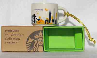 Starbucks 2013 New York City Your Are Here Ornament Mug - Sold on eBay Nov, 22nd 2018 for $15.95