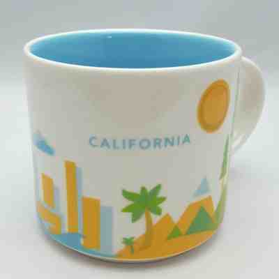 Starbucks You are Here California 2013 Mug Coffee Tea 14 oz Collectible Cute  - Sold on eBay Nov, 22nd 2018 for $11.04