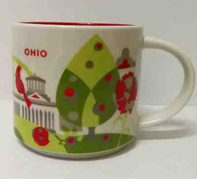 Starbucks Mug Coffee Cup 2013 Ohio City Collector Series Mugs - Sold on eBay Nov, 22nd 2018 for $13.50