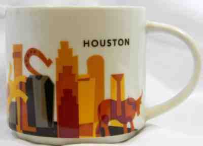 Starbucks Houston TX City Cup Mug "You Are Here" YAH Collection 14 Oz 2013 - Sold on eBay Nov, 21st 2018 for $29.99
