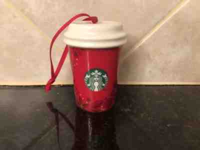 Starbucks 2013 Red To Go Cup Holiday Ornament - Sold on eBay Nov, 20th 2018 for $10.00
